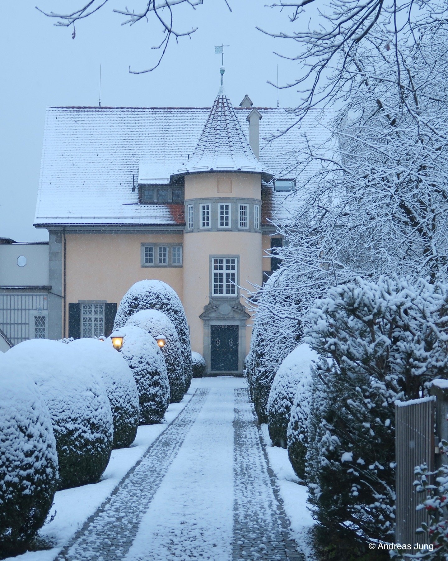 Haus Winter Nacht